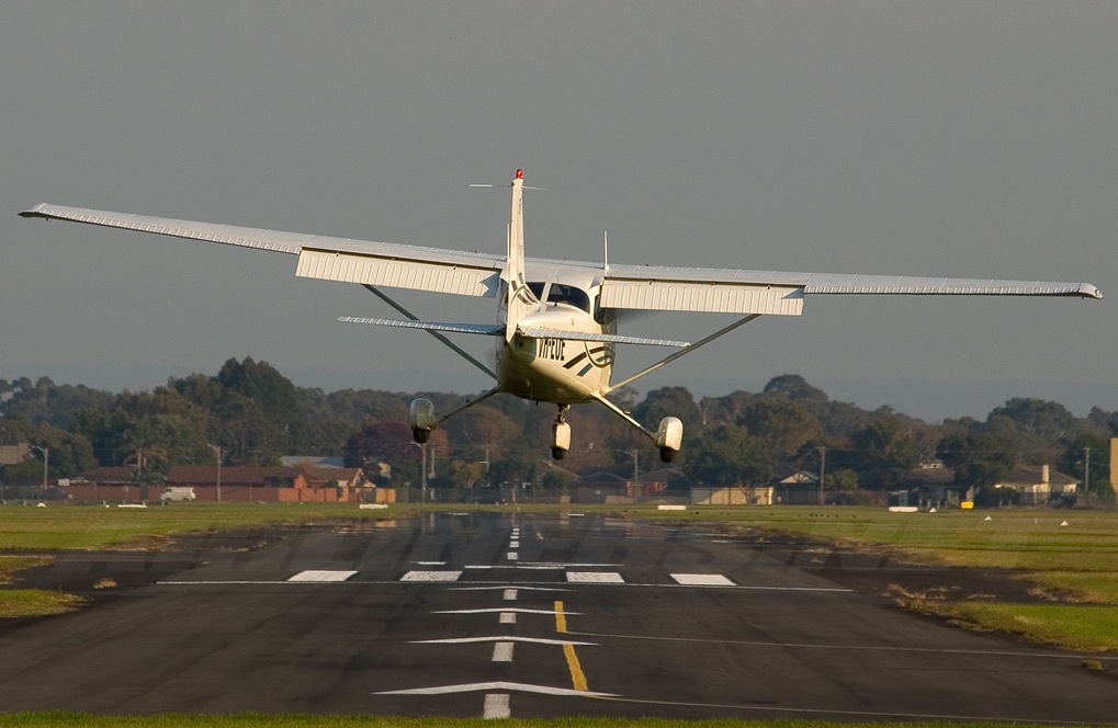 Cessna on final approach
