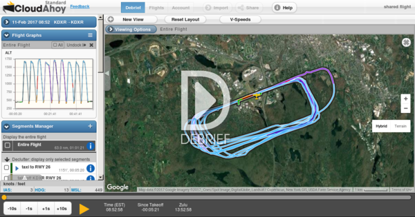 CloudAhoy flight - 02/11/2017